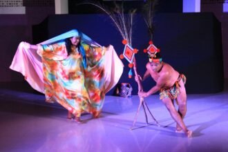 Representación escénica baile tradicional Wayúu